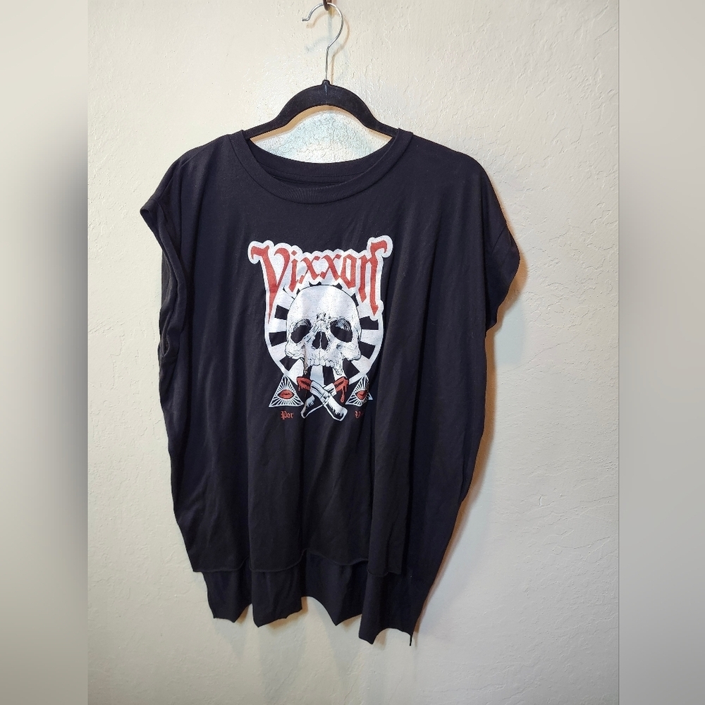 Vixxon Black Skull Kids T-Shirt